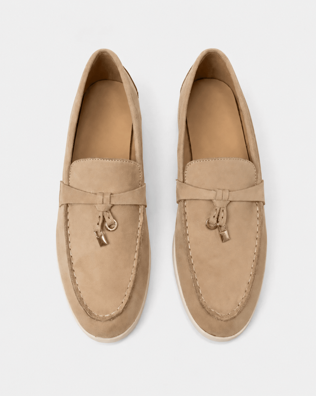 Loafers Signature Women's Split Leather Moccasin Flats