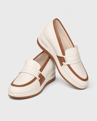Loafers Signature Women's Split Leather Platform Loafers