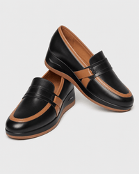 Loafers Signature Women's Split Leather Platform Loafers