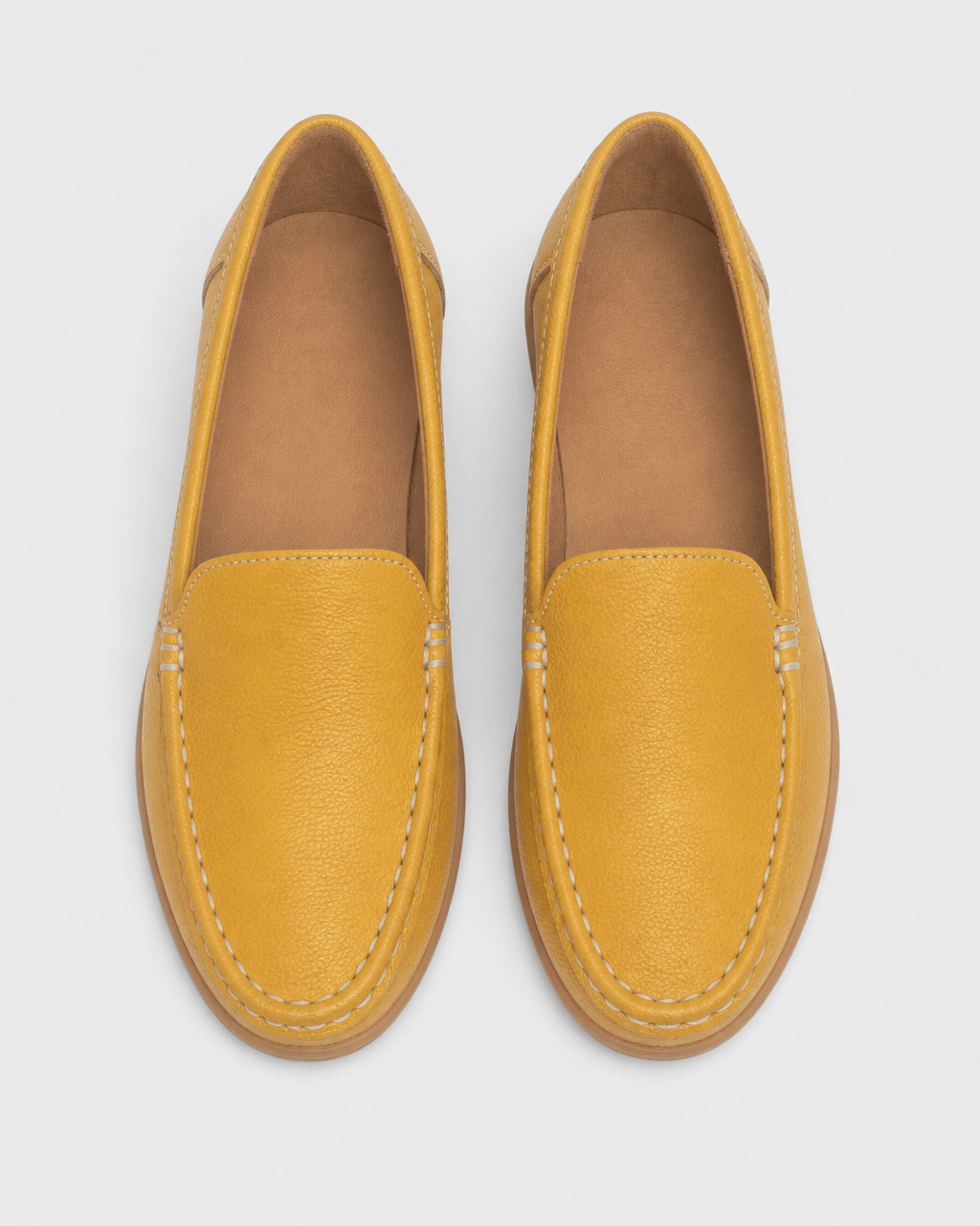 Loafers Signature Women's Split Leather Round-Toe Flats