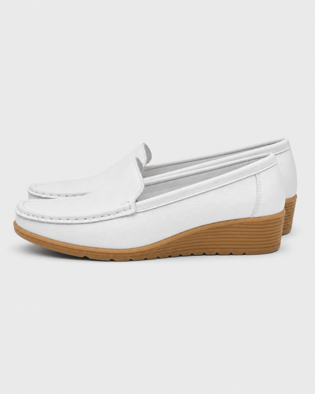 Loafers Signature Women's Split Leather Round-Toe Flats