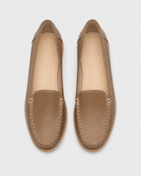 Loafers Signature Women's Split Leather Round-Toe Flats
