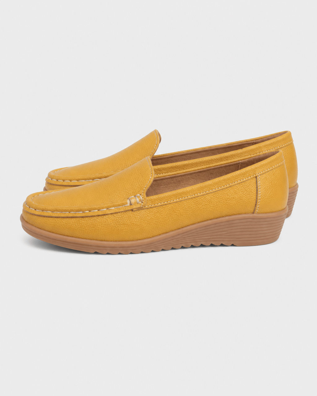 Loafers Signature Women's Split Leather Round-Toe Flats