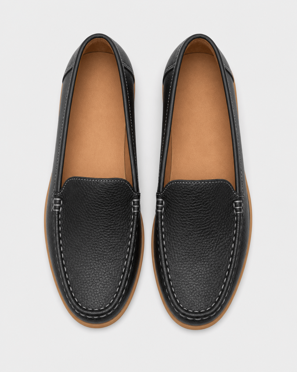 Loafers Signature Women's Split Leather Round-Toe Flats