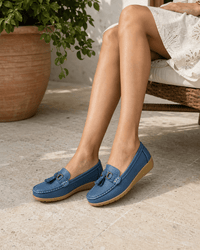 Loafers Signature Women's Split Leather Tassel Loafers
