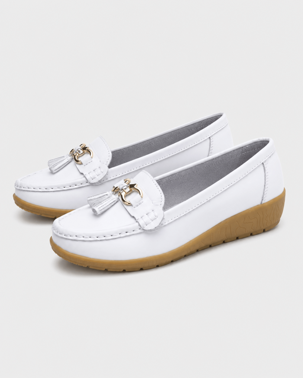 Loafers Signature Women's Split Leather Tassel Loafers