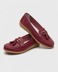 Loafers Signature Women's Split Leather Tassel Loafers