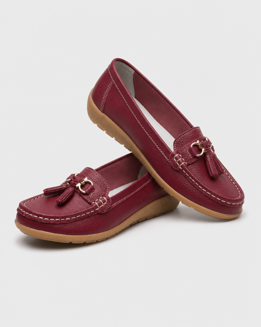 Loafers Signature Women's Split Leather Tassel Loafers