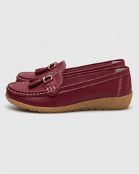 Loafers Signature Women's Split Leather Tassel Loafers