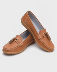 Loafers Signature Women's Split Leather Tassel Loafers