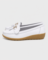 Loafers Signature Women's Split Leather Tassel Loafers