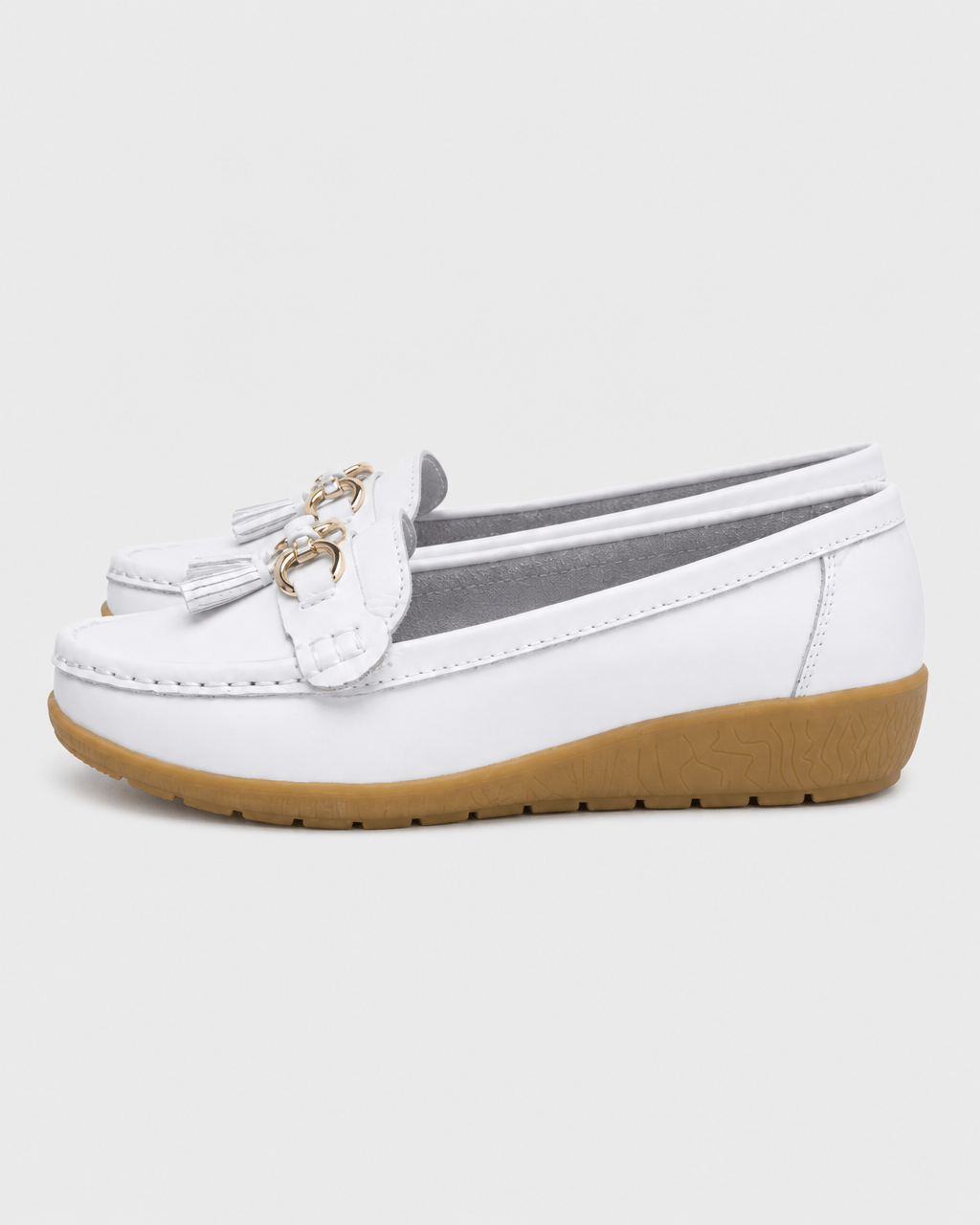 Loafers Signature Women's Split Leather Tassel Loafers