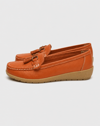 Loafers Signature Women's Split Leather Tassel Loafers