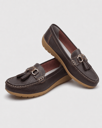 Loafers Signature Women's Split Leather Tassel Loafers