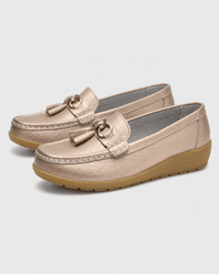 Loafers Signature Women's Split Leather Tassel Loafers