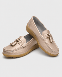 Loafers Signature Women's Split Leather Tassel Loafers
