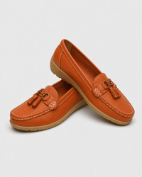 Loafers Signature Women's Split Leather Tassel Loafers