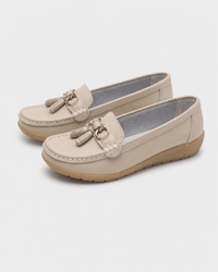 Loafers Signature Women's Split Leather Tassel Loafers