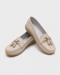 Loafers Signature Women's Split Leather Tassel Loafers