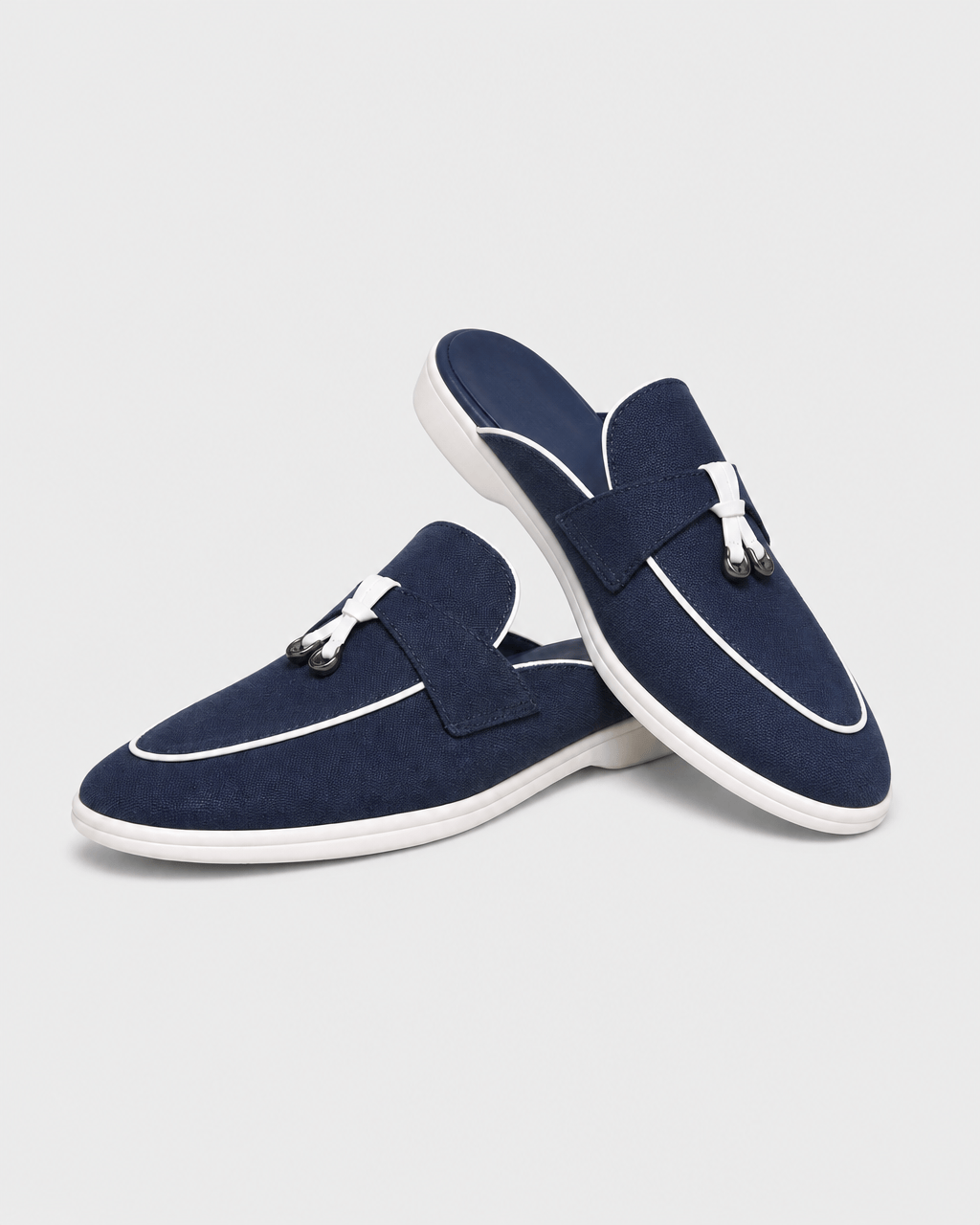 Loafers Signature Women's Suede Backless Tassel Mules