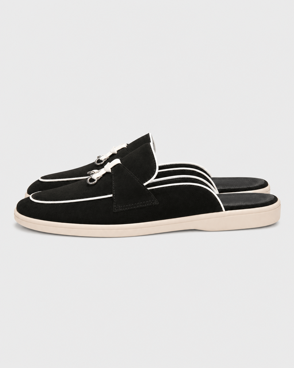 Loafers Signature Women's Suede Backless Tassel Mules