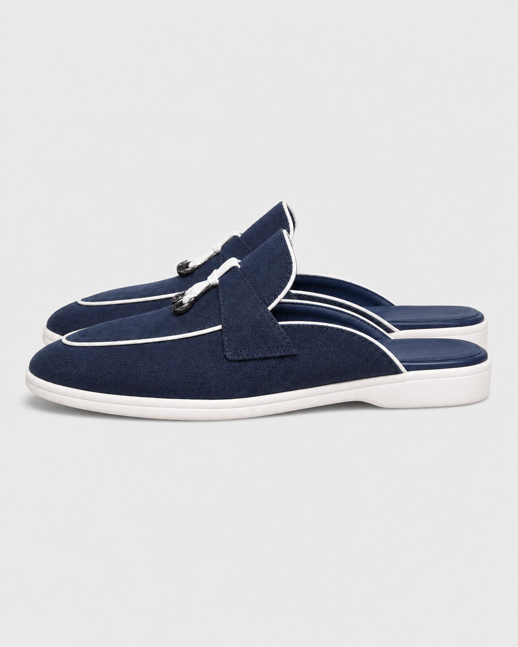 Loafers Signature Women's Suede Backless Tassel Mules