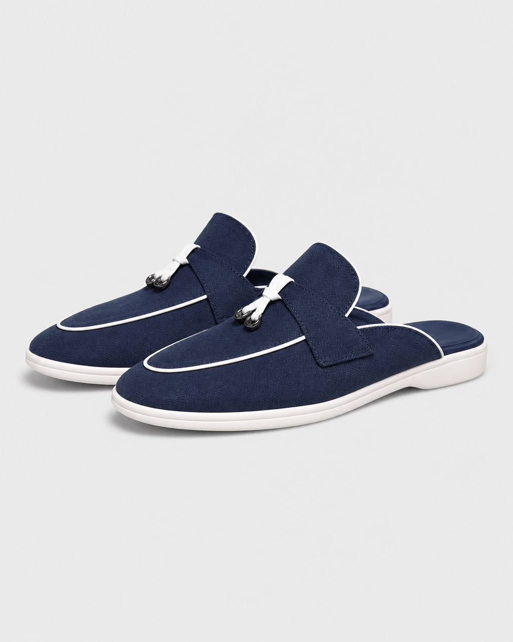 Loafers Signature Women's Suede Backless Tassel Mules