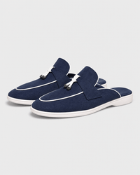 Loafers Signature Women's Suede Backless Tassel Mules