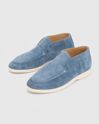 Loafers Signature Women's Suede Leather High-Top Slip-On Boots