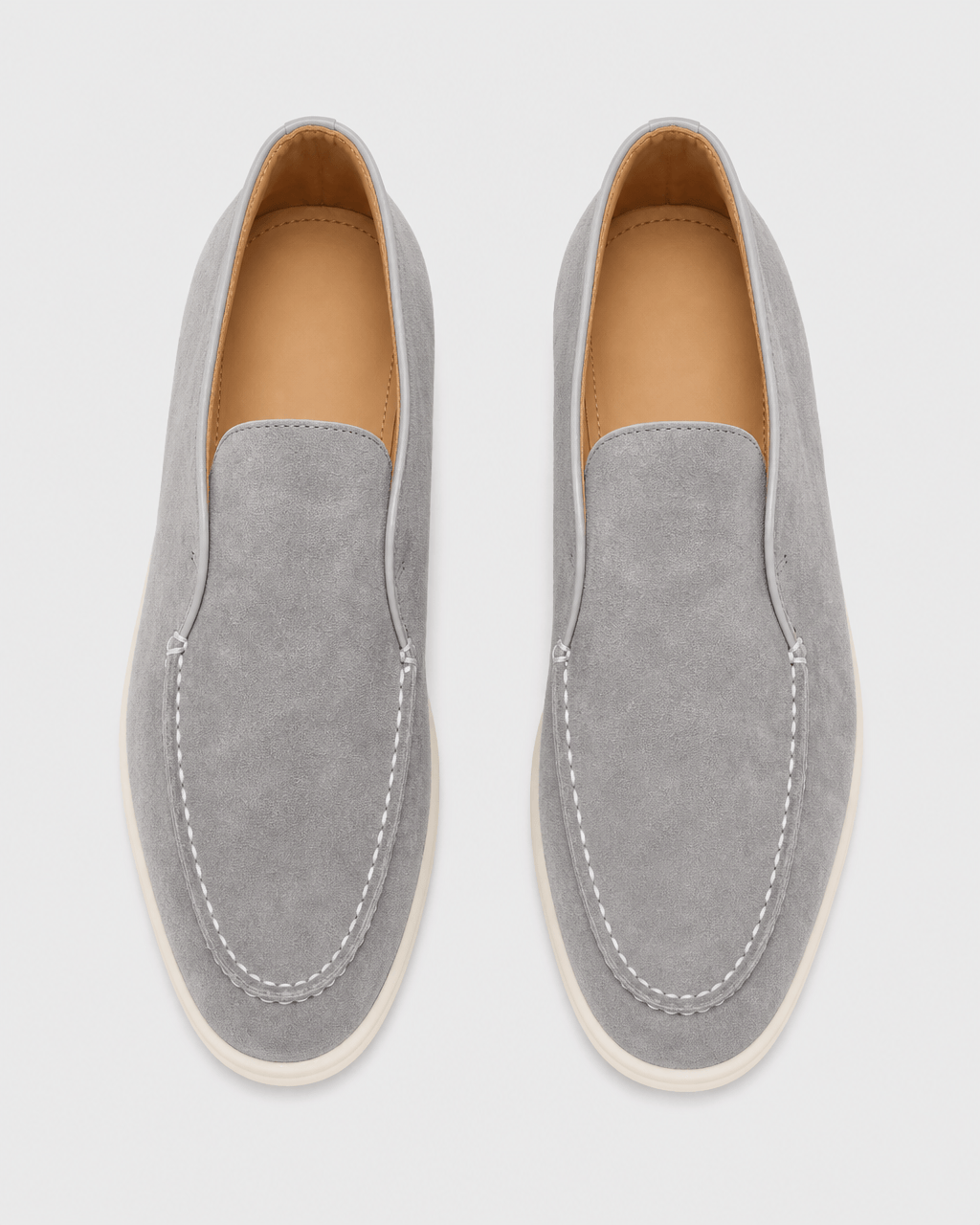 Loafers Signature Women's Suede Leather High-Top Slip-On Boots