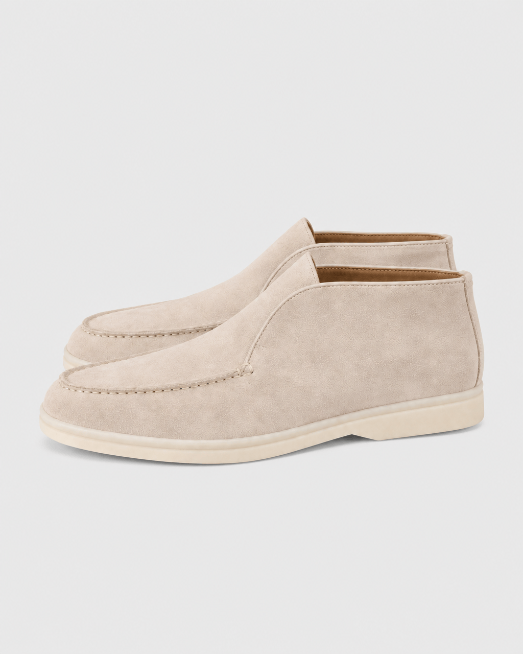 Loafers Signature Women's Suede Leather High-Top Slip-On Boots