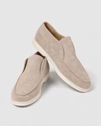 Loafers Signature Women's Suede Leather High-Top Slip-On Boots