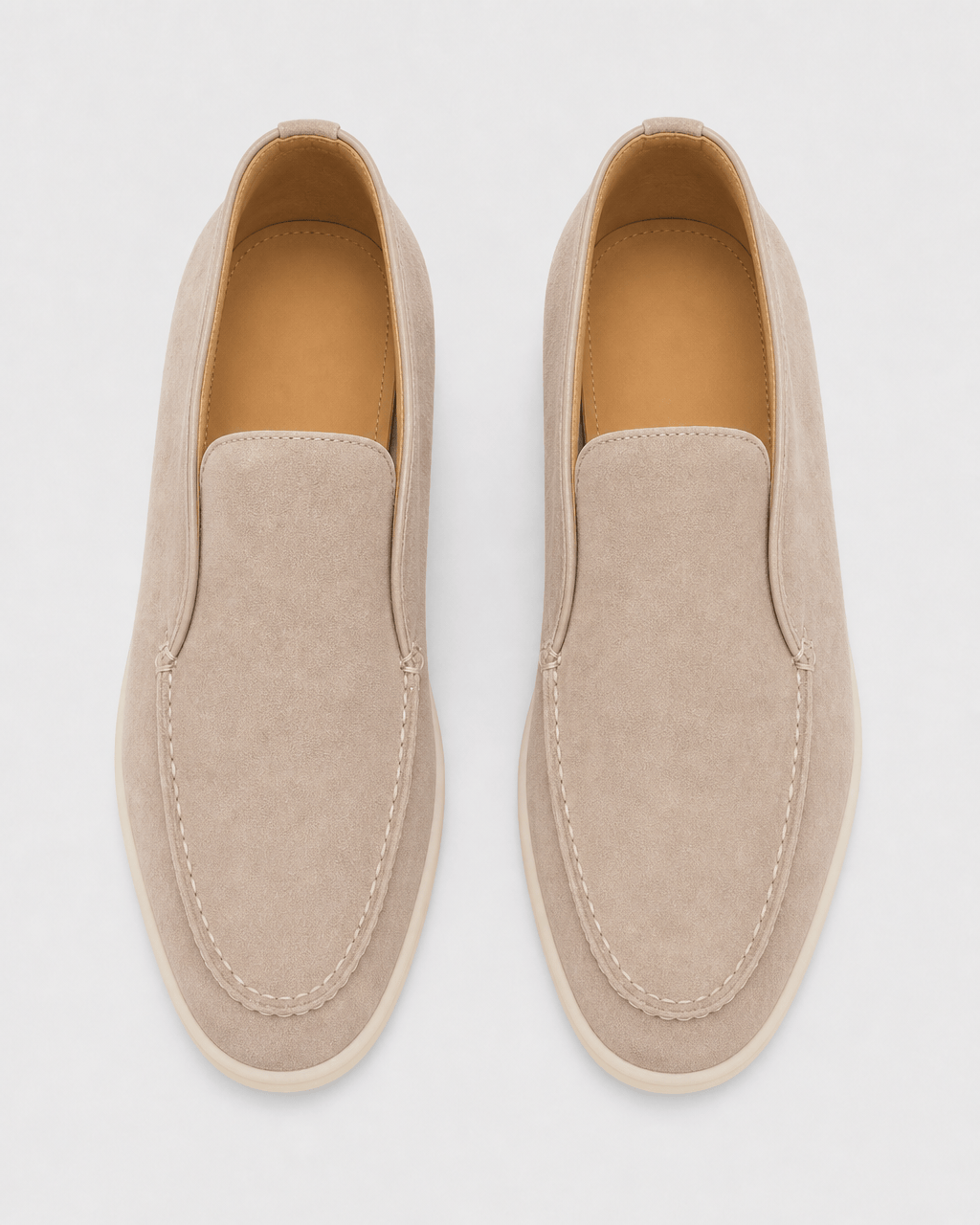 Loafers Signature Women's Suede Leather High-Top Slip-On Boots