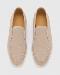 Loafers Signature Women's Suede Leather High-Top Slip-On Boots