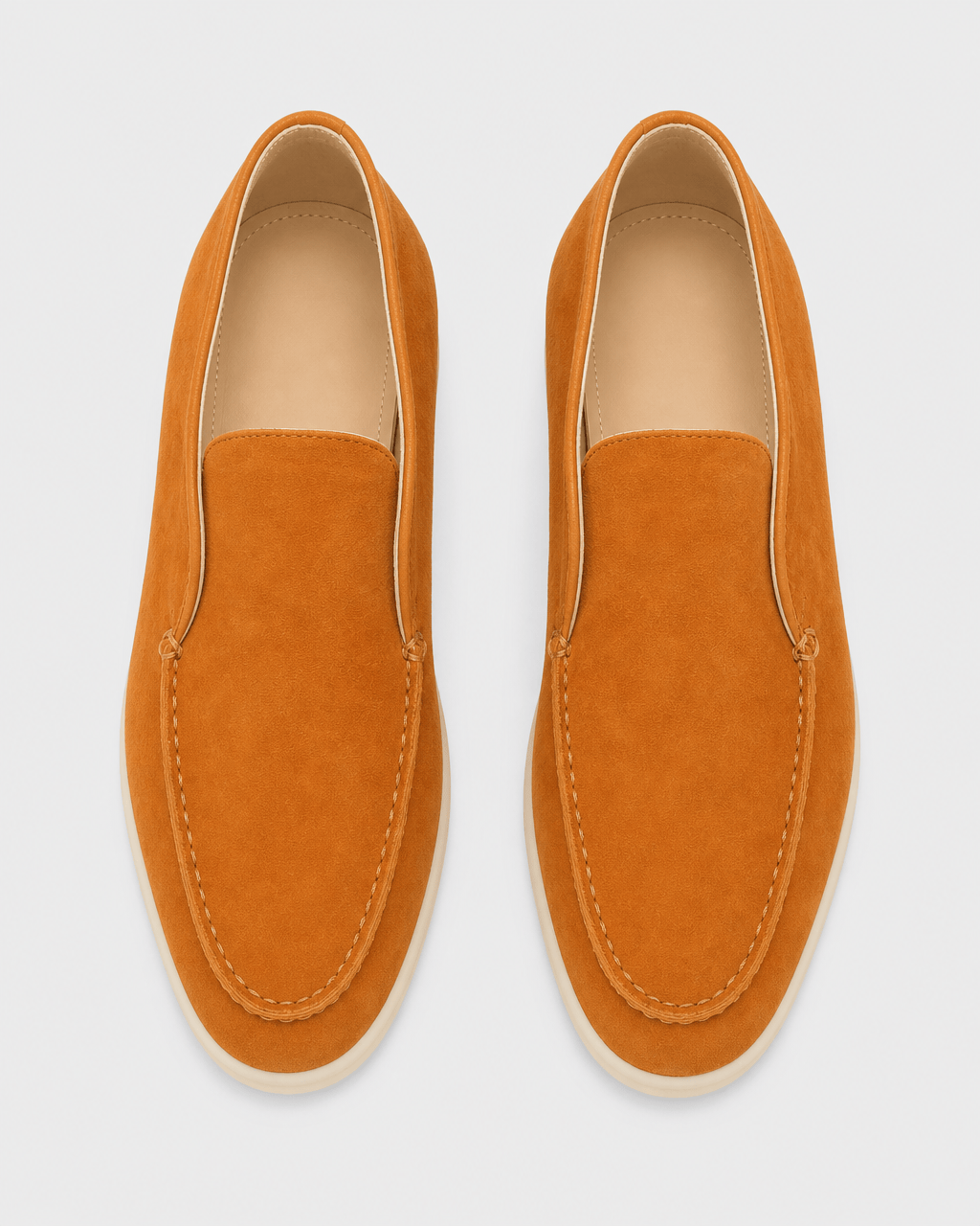 Loafers Signature Women's Suede Leather High-Top Slip-On Boots
