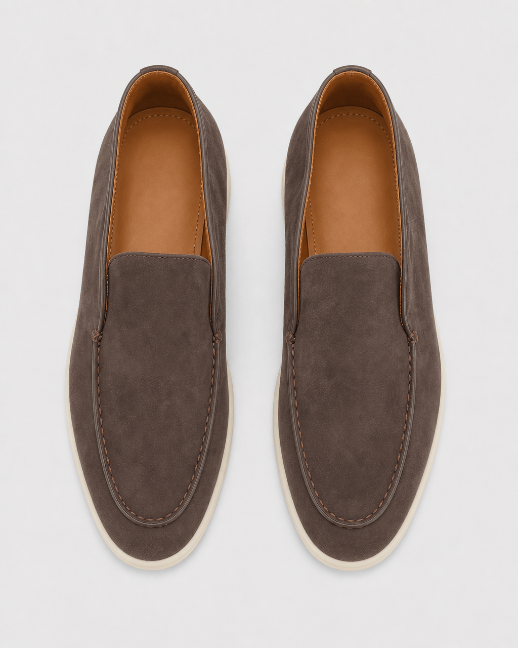 Loafers Signature Women's Suede Leather High-Top Slip-On Boots