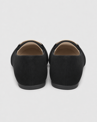 Loafers Signature Women's Velvet-Effect Pointed-Toe Flats