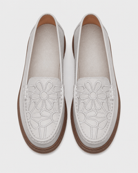 Loafers Signature Women's Embroidered Cow Leather Loafers